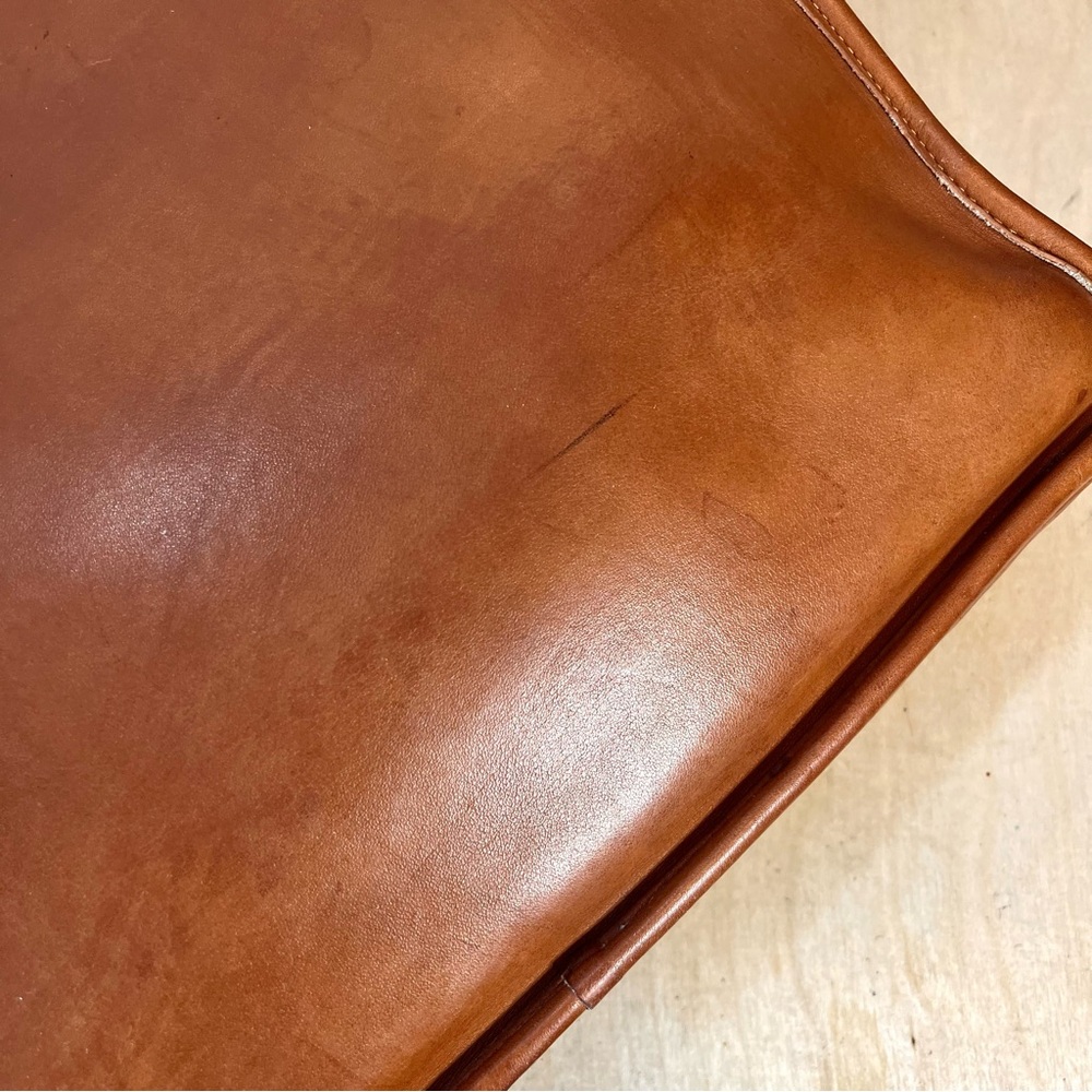 Vintage Coach USA Leather Flap Briefcase 1332-238 Brown Portfolio - Picture 13 of 15